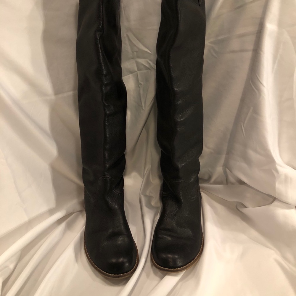 Black Knee High Boots